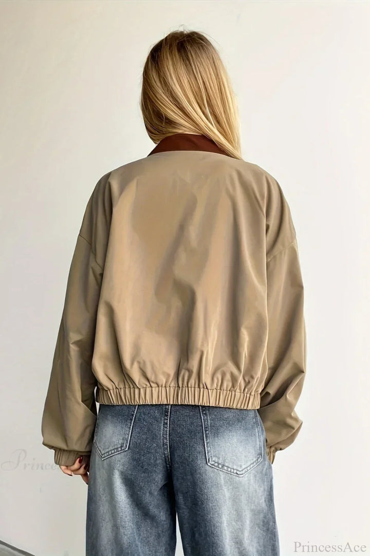 Drune | Utility Casual Colorblock Jacke