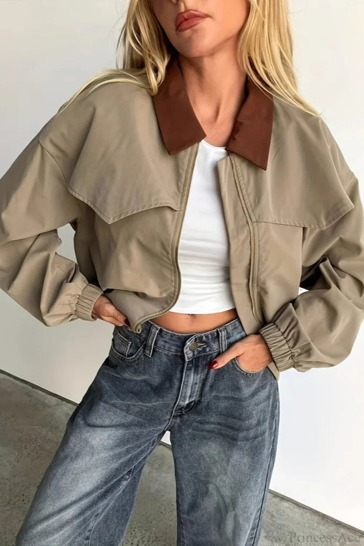 Drune | Utility Casual Colorblock Jacke