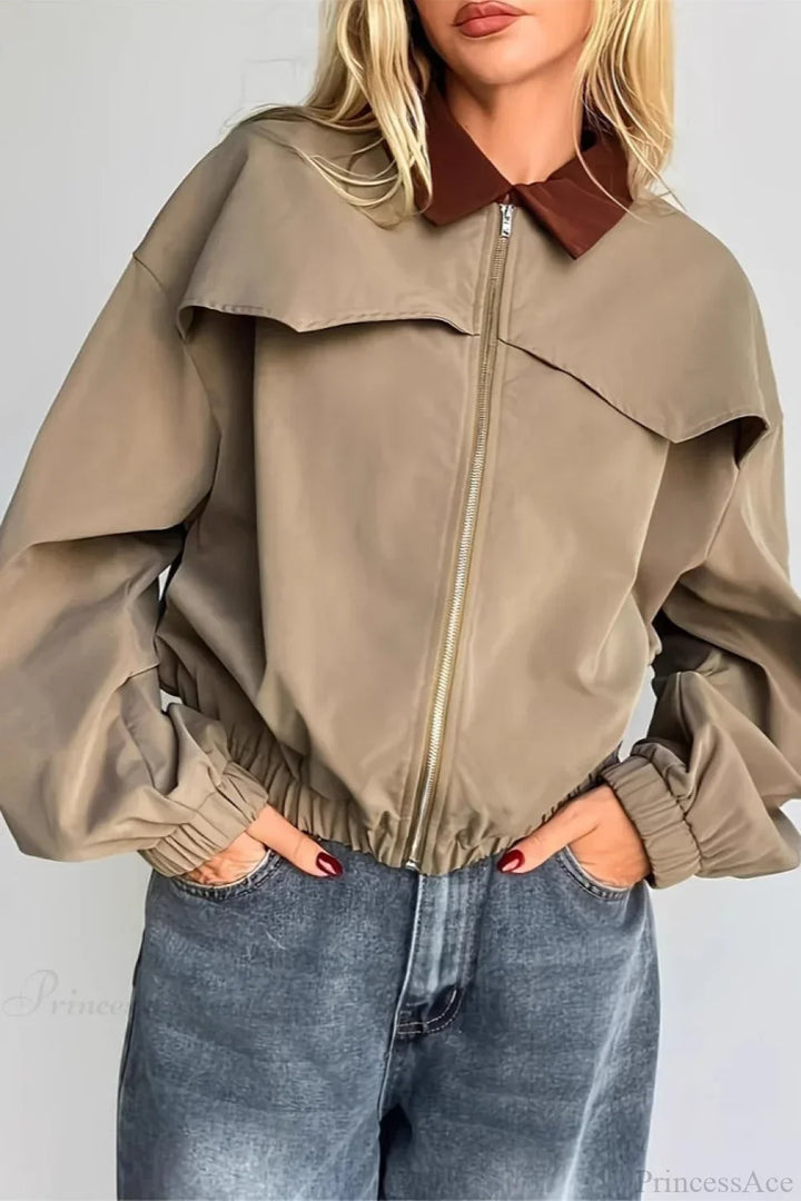Drune | Utility Casual Colorblock Jacke