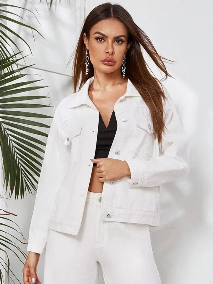 Drune | Schicke weiße Jacke - Stylisch und bequem