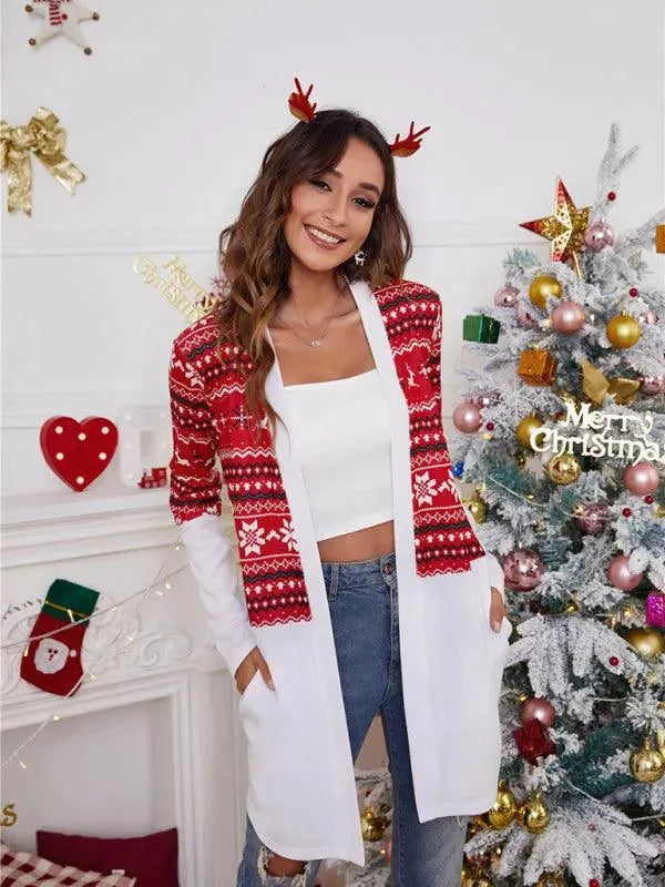 Drune | Lässig Frauen Strickjacke Pullover