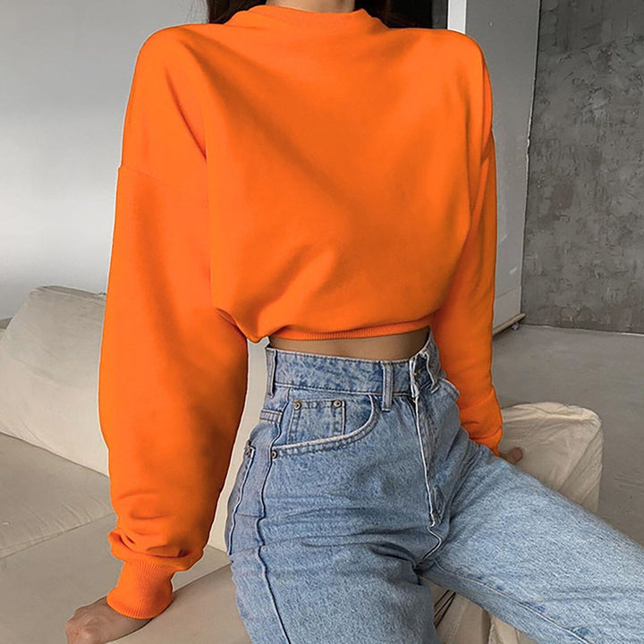 Drune | Gekürzter Langarmpullover für Frauen