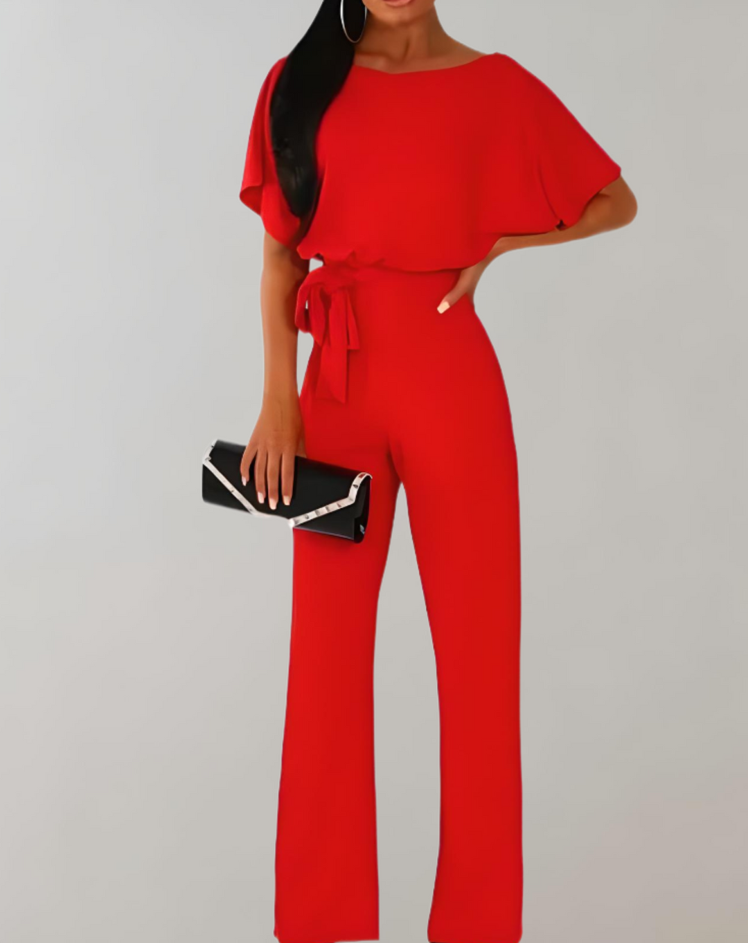 Drune | Wunderschön passender Jumpsuit mit halblangem