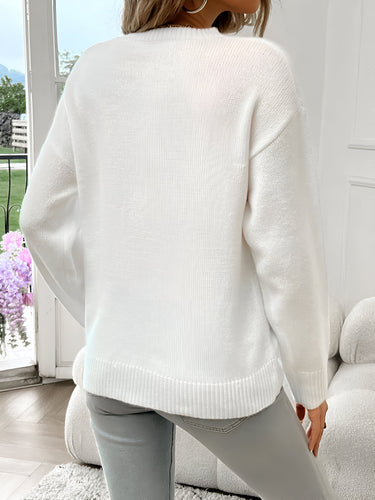 Drune | Amerikanische Flagge Rundhalsausschnitt Pullover