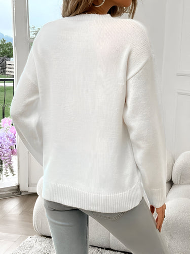 Drune | Amerikanische Flagge Rundhalsausschnitt Pullover