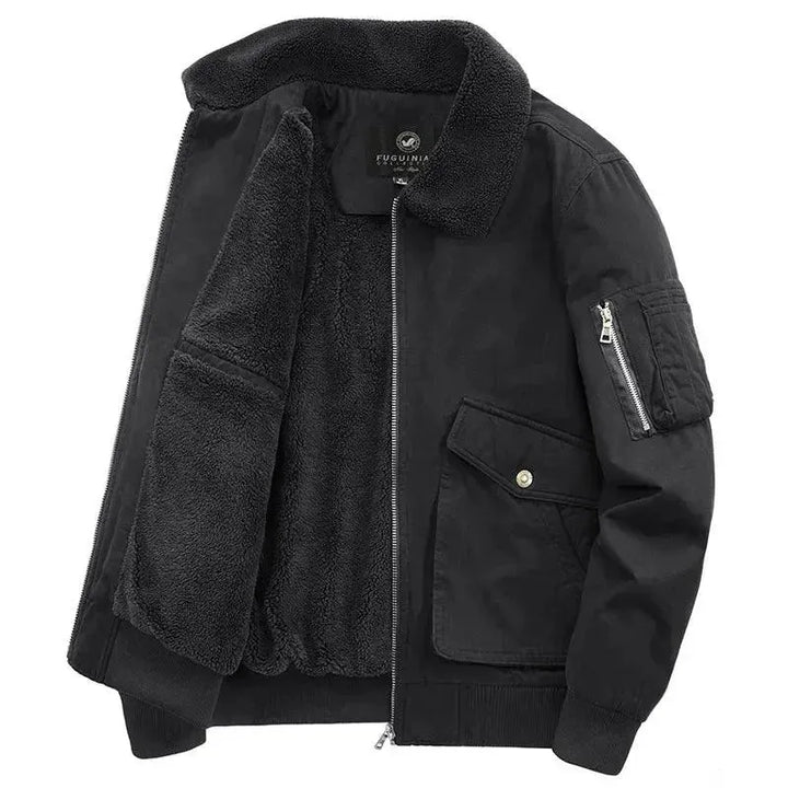 Drune | Klassische Fleece Männer Winterjacke