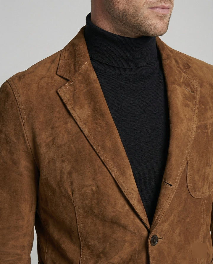 Herren Wildlederblazer