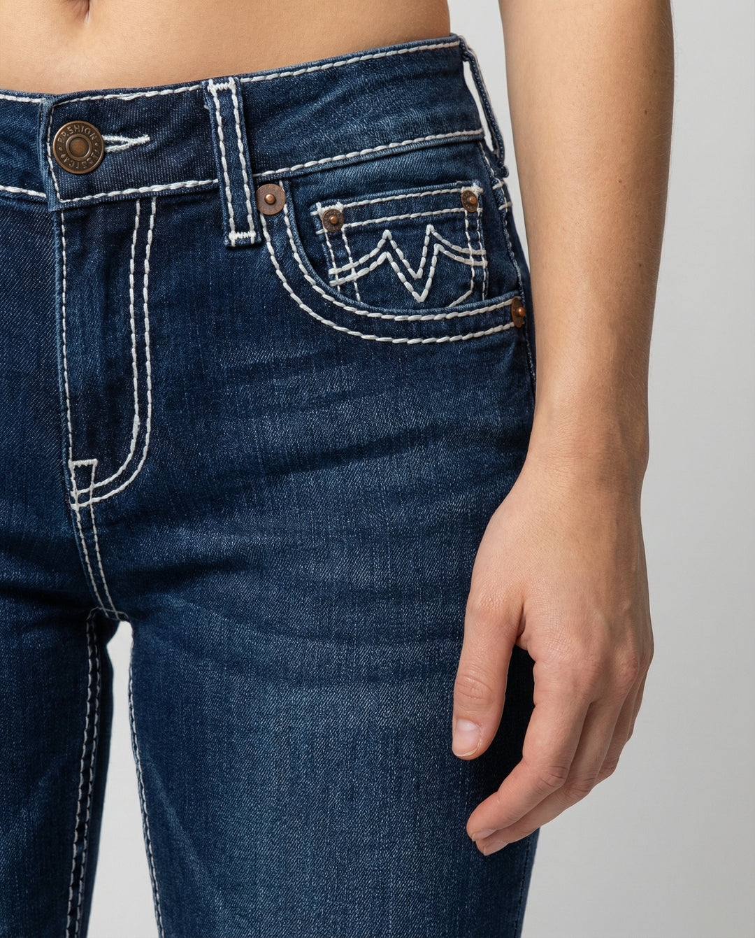 Bootcut Jeans Dame | Smigrende Stretch | Drune