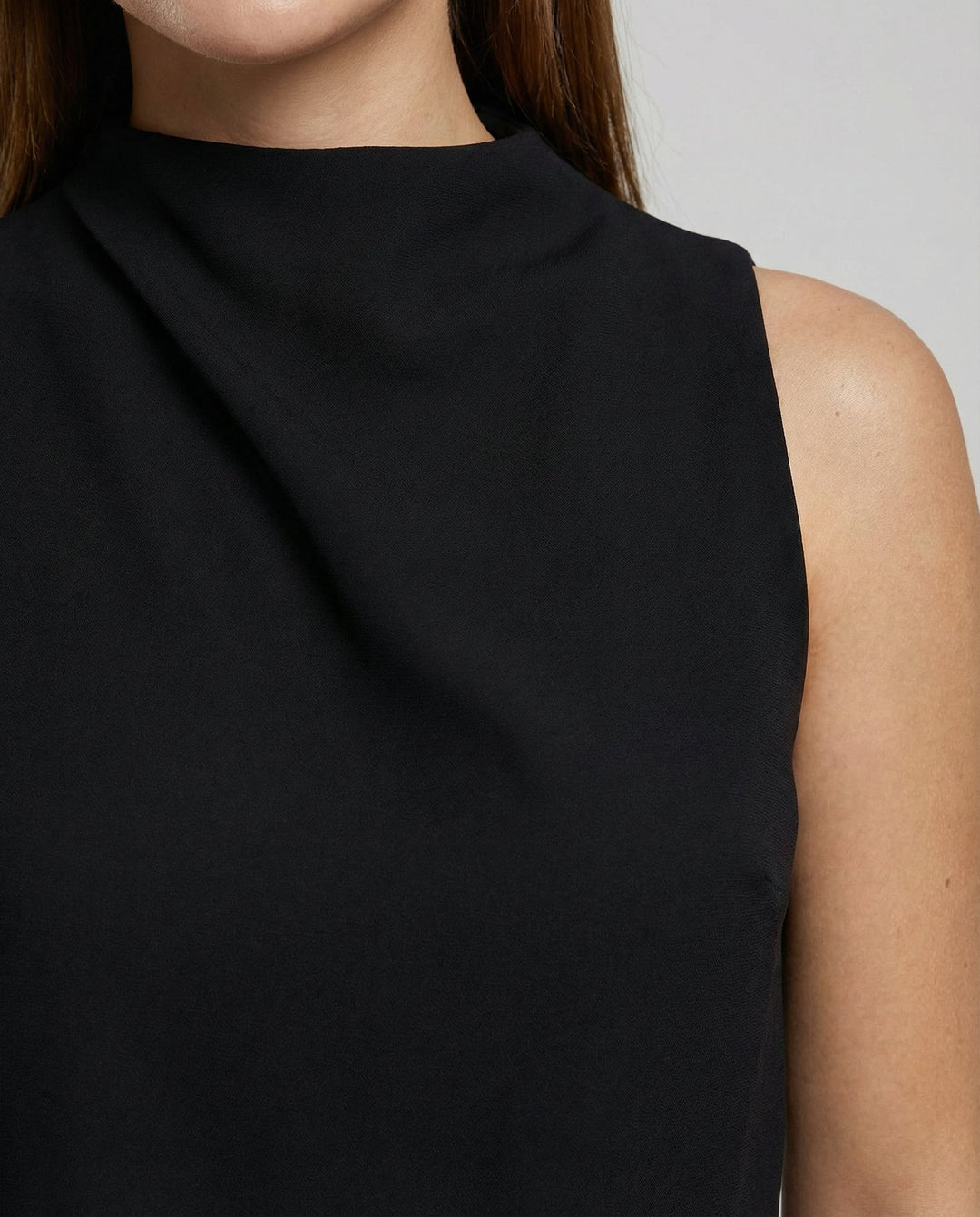 Eleganter Jumpsuit mit Rundhalsausschnitt für Alltag & Besondere Anlässe Drune