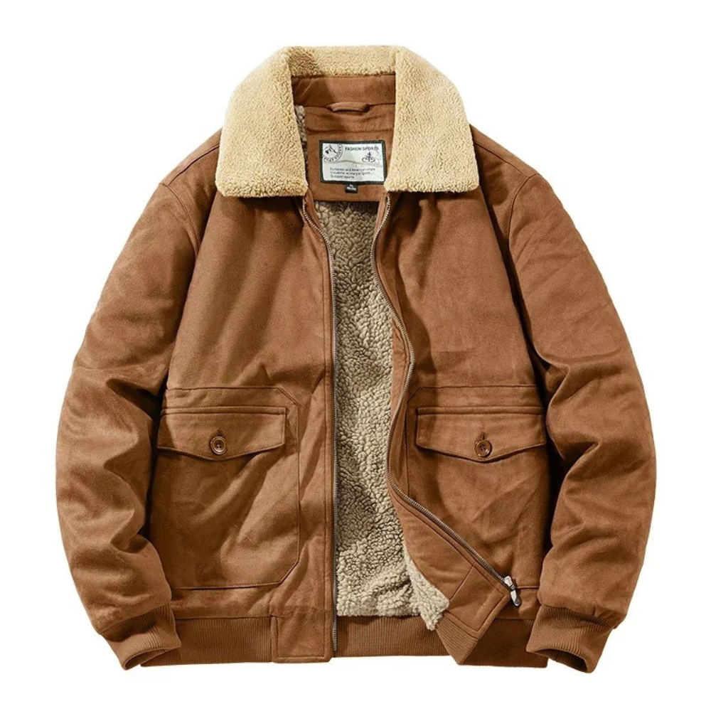 Drune | Thicken Fleece Bomberjacke