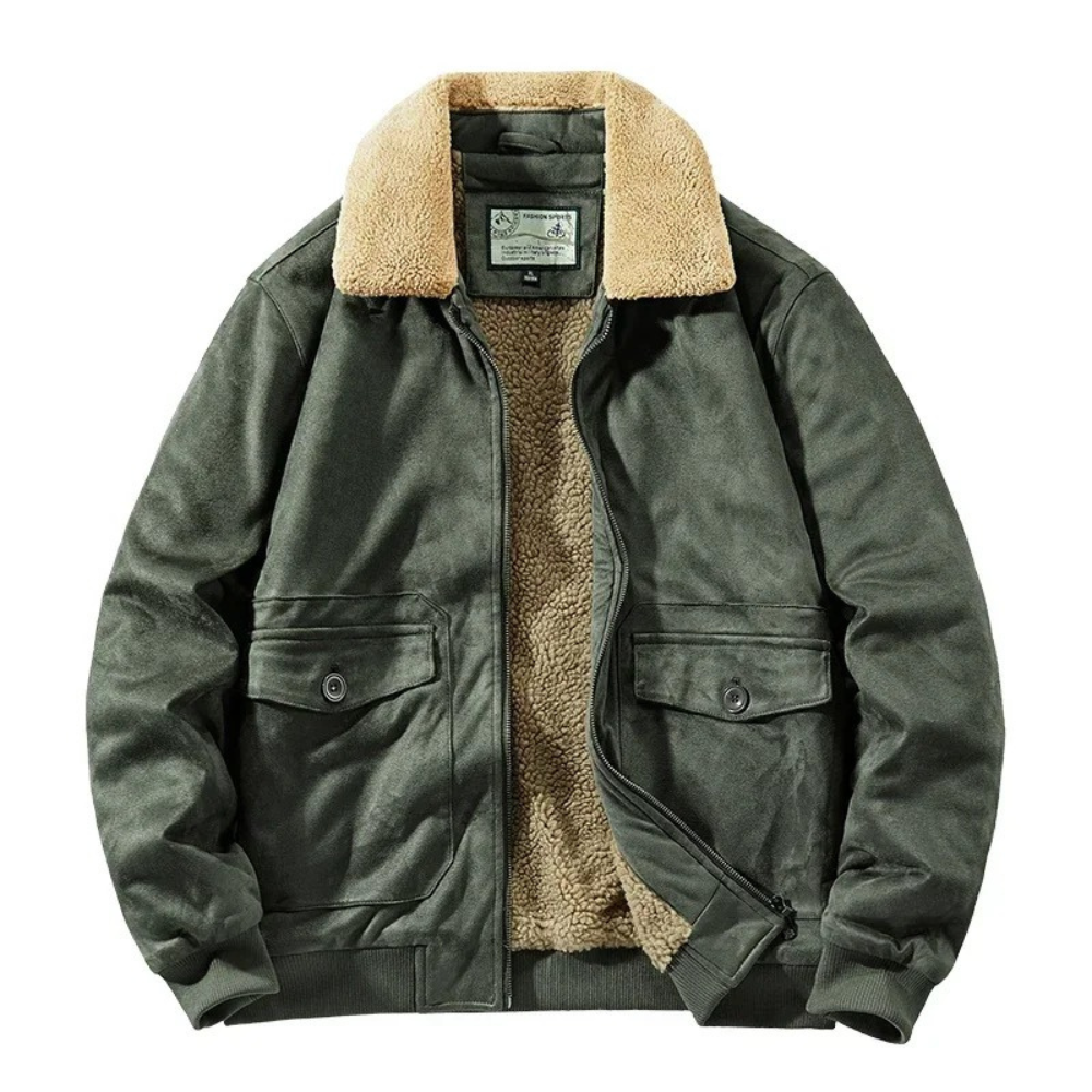 Drune | Thicken Fleece Bomberjacke
