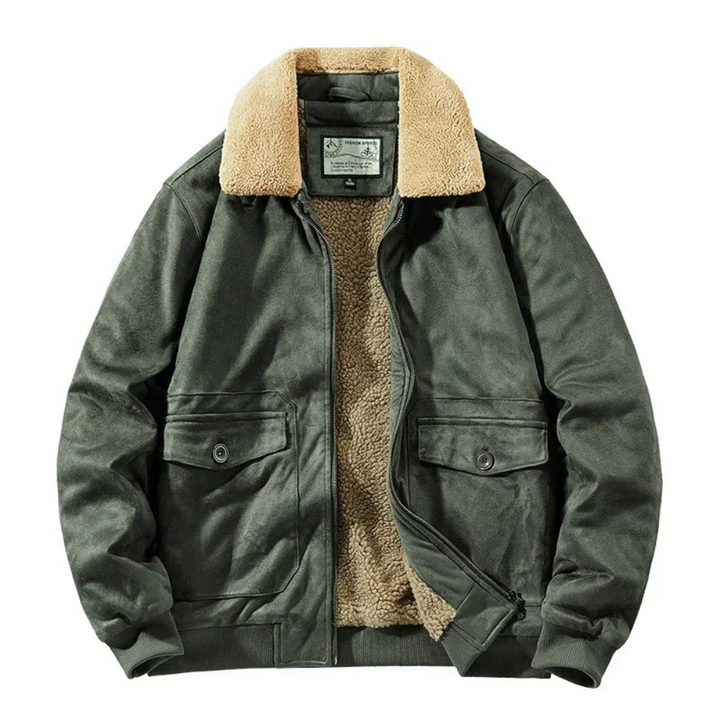 Drune | Thicken Fleece Bomberjacke