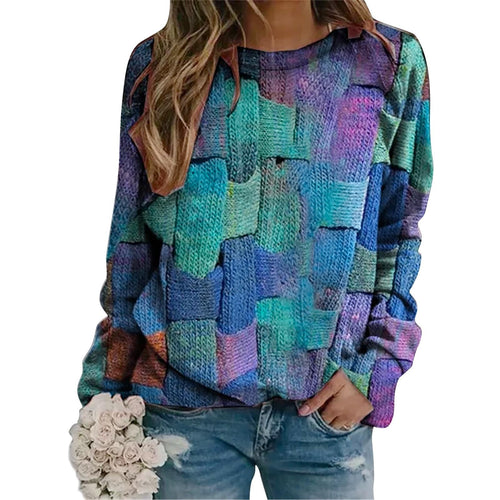 Drune | Buntes Sweatshirt mit einzigartigem Design