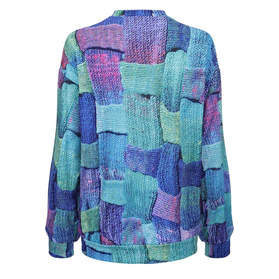 Drune | Buntes Sweatshirt mit einzigartigem Design