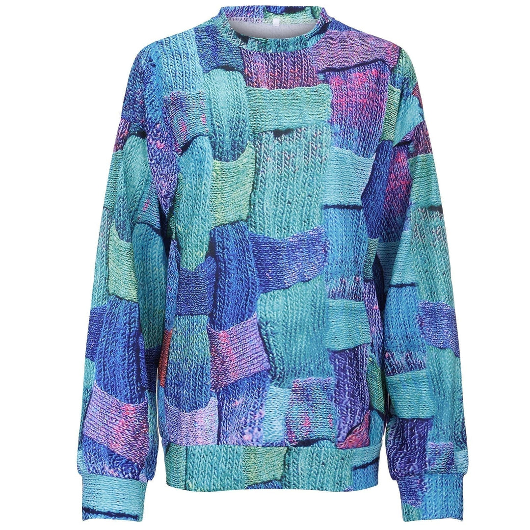 Drune | Buntes Sweatshirt mit einzigartigem Design