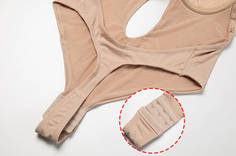 Drune | Tiefer V-Ausschnitt Körperformender Bodysuit