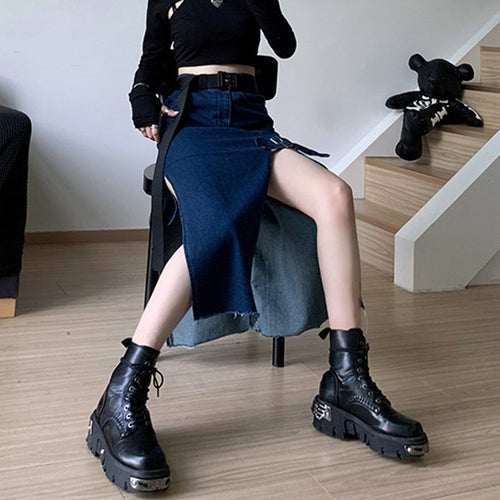 Drune | Damen Stiefeletten Damen Motorradstiefel