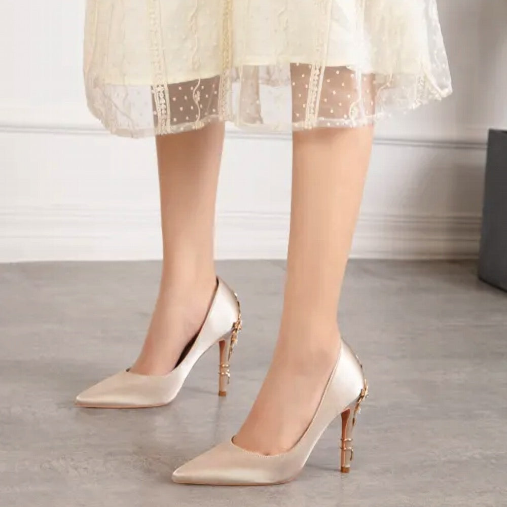 Drune | Metallisch verstellte High Heels für Frauen Stiletto