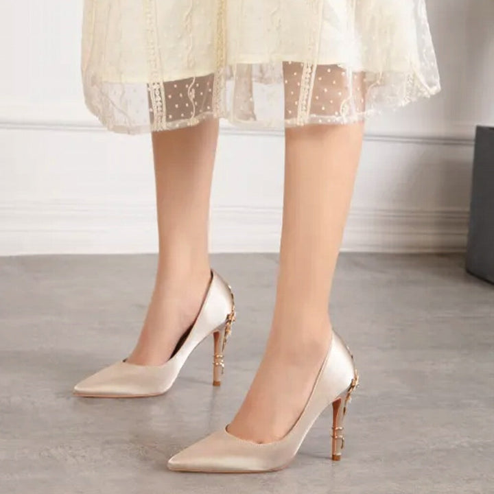 Drune | Metallisch verstellte High Heels für Frauen Stiletto