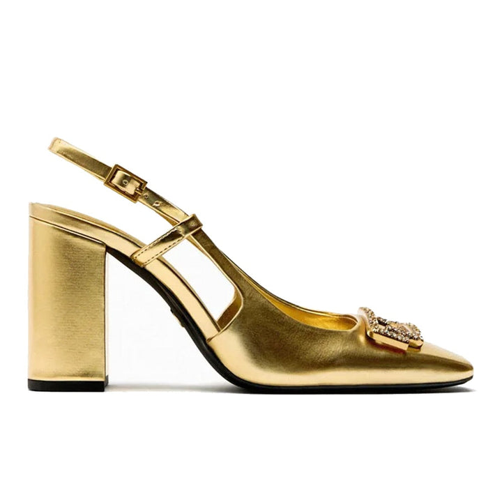 Drune | Elegante Damen Sling Back Schuhe Moderne Büro High Heels