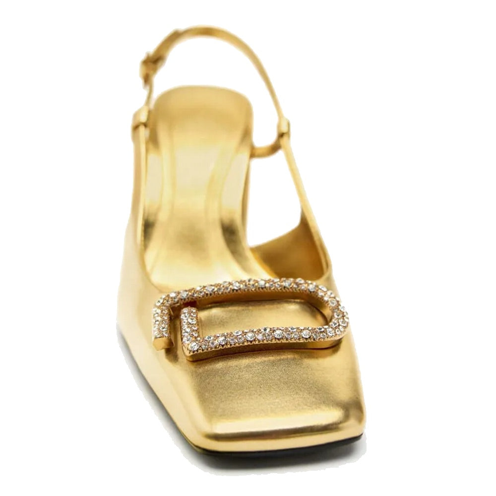 Drune | Elegante Damen Sling Back Schuhe Moderne Büro High Heels