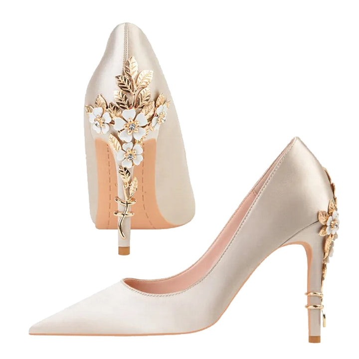 Drune | Metallisch verstellte High Heels für Frauen Stiletto