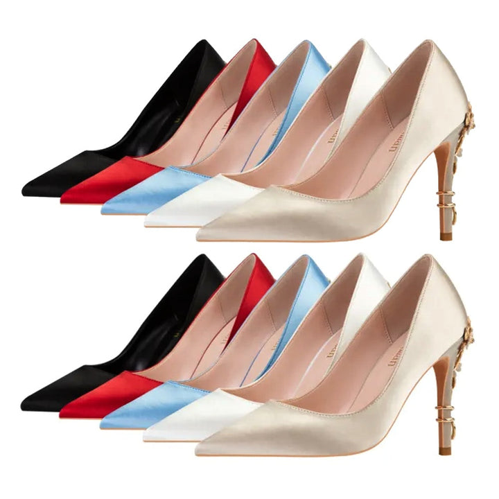 Drune | Metallisch verstellte High Heels für Frauen Stiletto