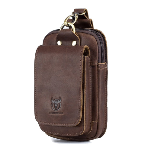 Drune | Hochwertige Leder 7 Zoll Telefon Geschenk Gürtel Tasche