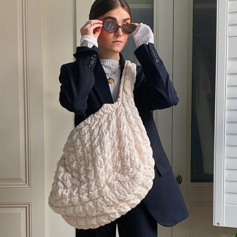 Drune | Große Kapazität Tasche Damenmuster Wolke Handtasche