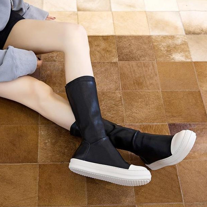 Drune | Flache Stiefel für Frauen