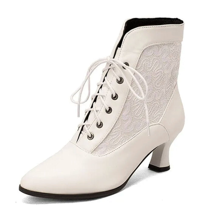 Drune | Damen Stiefeletten Leder Schnürschuhe Moderne Schuhe