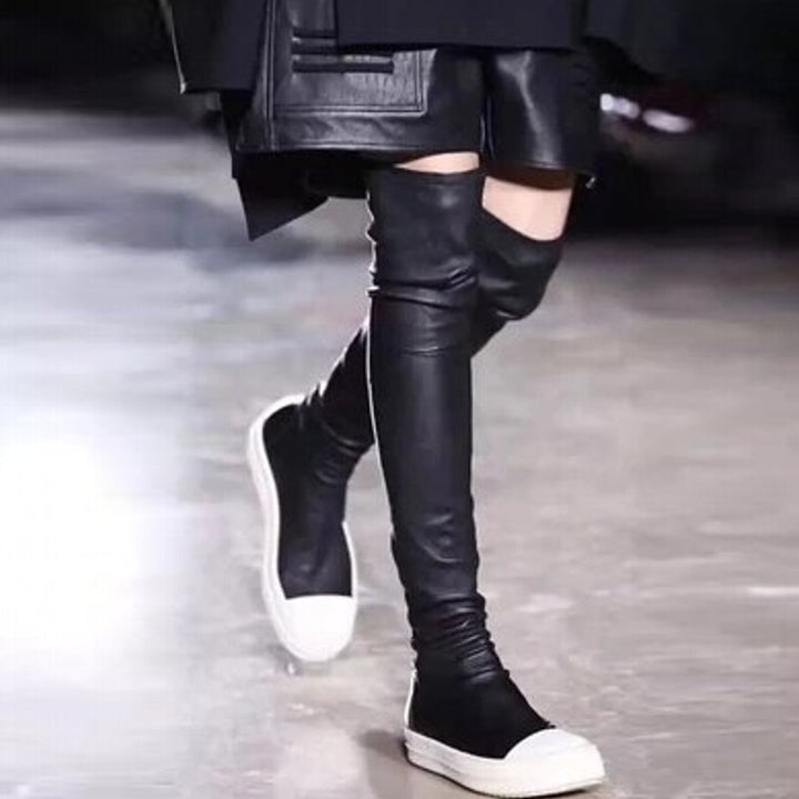 Drune | Flache Stiefel für Frauen