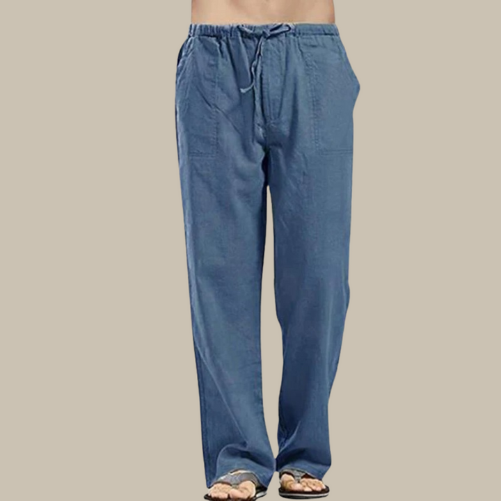 Drune | Bequeme Leinen Strandhose für Herren