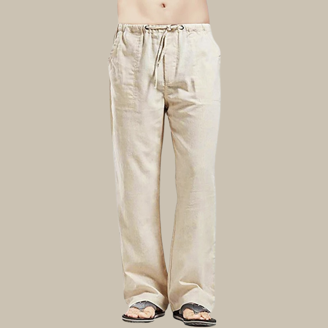 Drune | Bequeme Leinen Strandhose für Herren