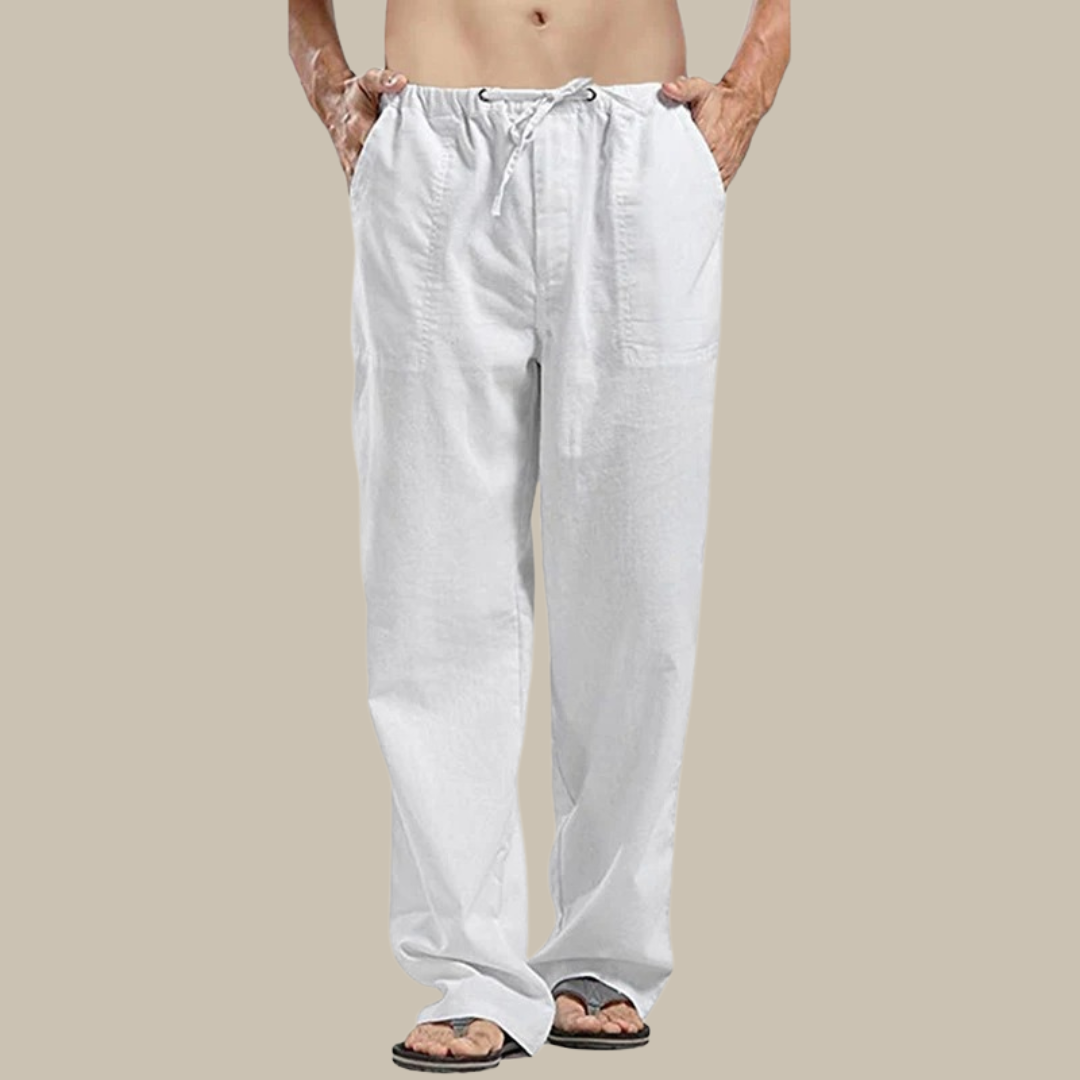 Drune | Bequeme Leinen Strandhose für Herren