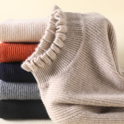 Drune | Bequemer Cashmere Damen Rollkragenpullover