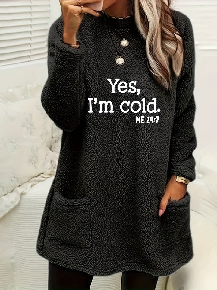 Drune | Bequemes Fleece-Sweatshirt mit Druck