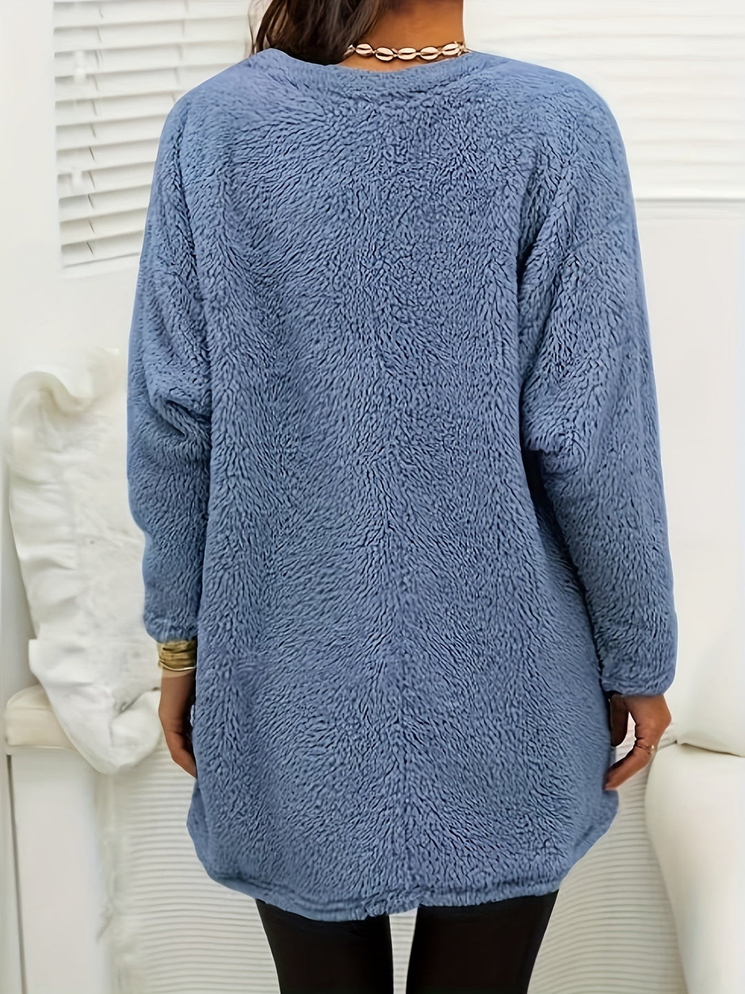 Drune | Bequemes Fleece-Sweatshirt mit Druck