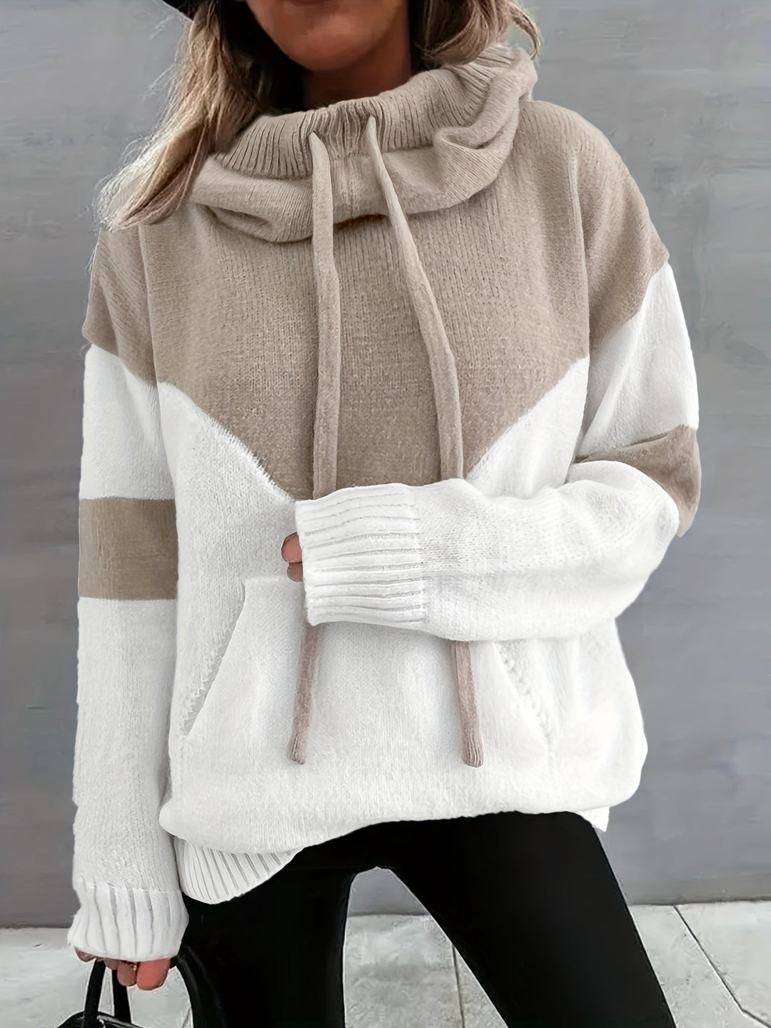 Drune | Bequemer Hoodie mit Kordelzug