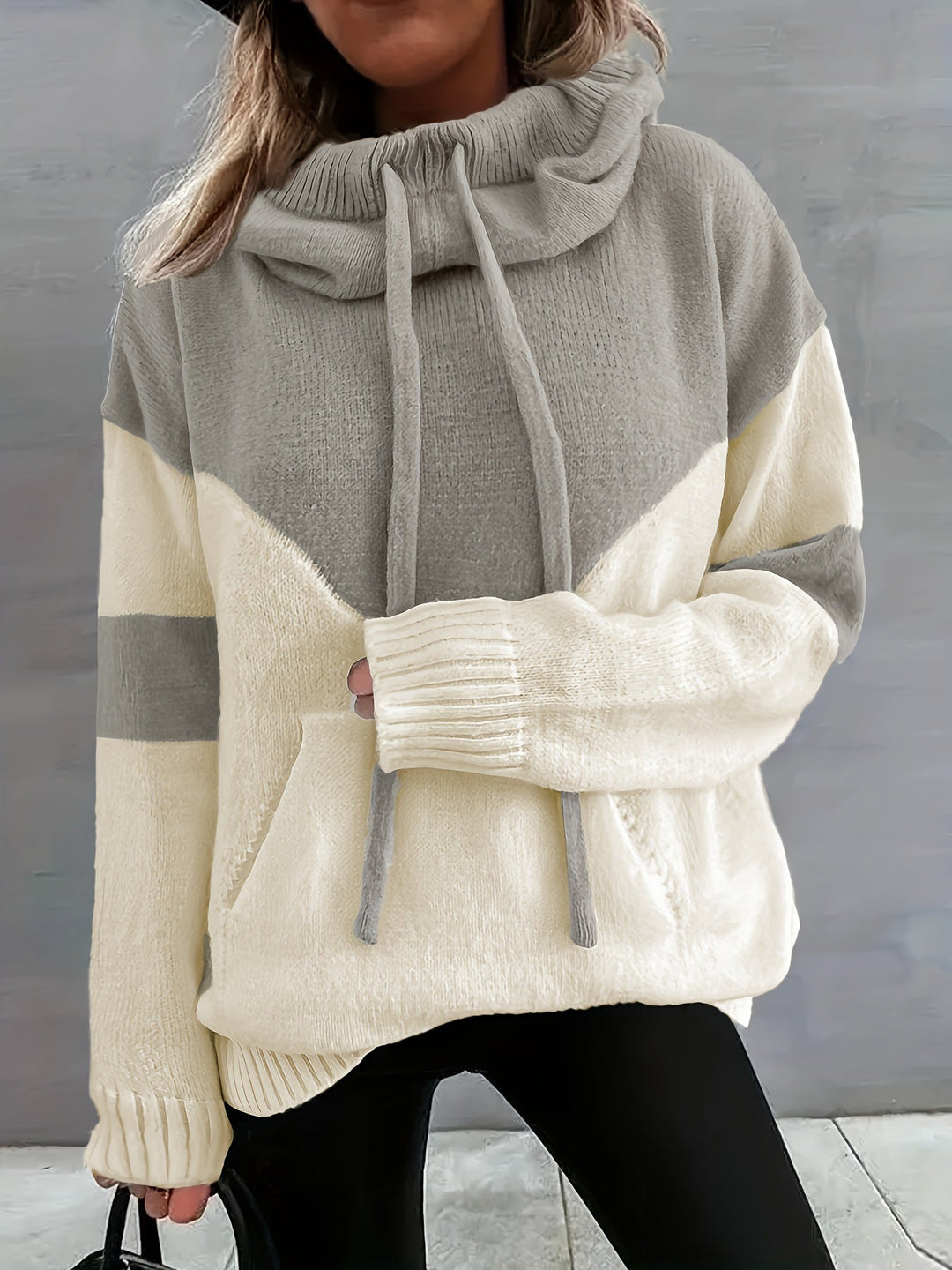 Drune | Bequemer Hoodie mit Kordelzug
