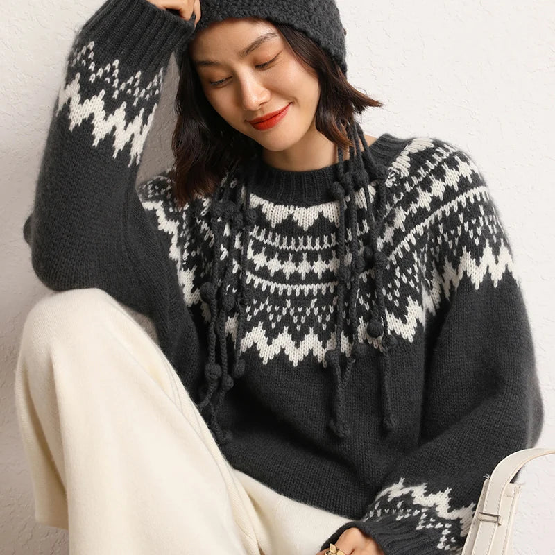 Drune | Bequemer Strickpullover für Damen