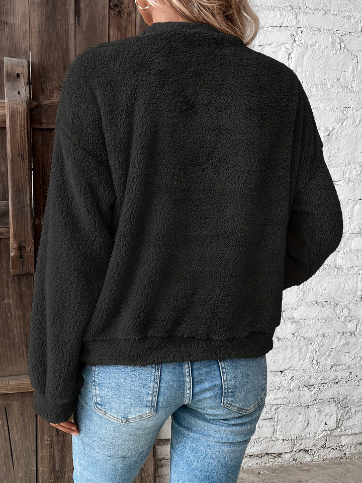 Drune | Bequemes Teddy Pullover Sweatshirt