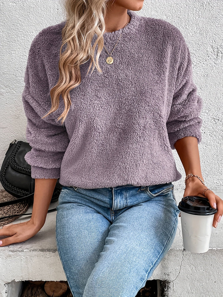 Drune | Bequemes Teddy Pullover Sweatshirt