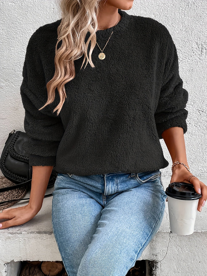 Drune | Bequemes Teddy Pullover Sweatshirt