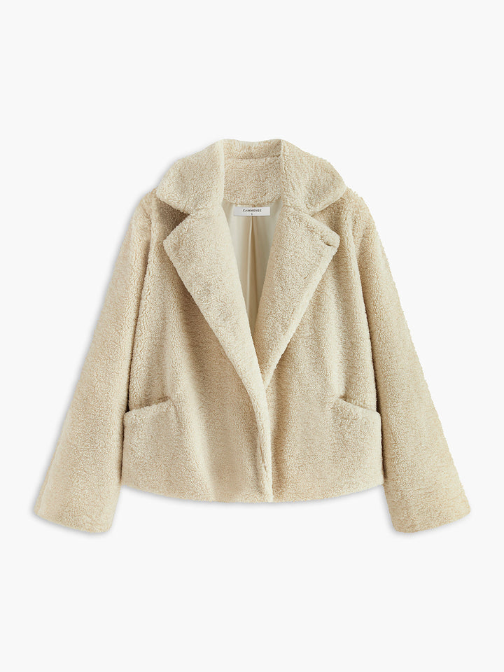 Drune | Bequemer Damen Teddy-Mantel