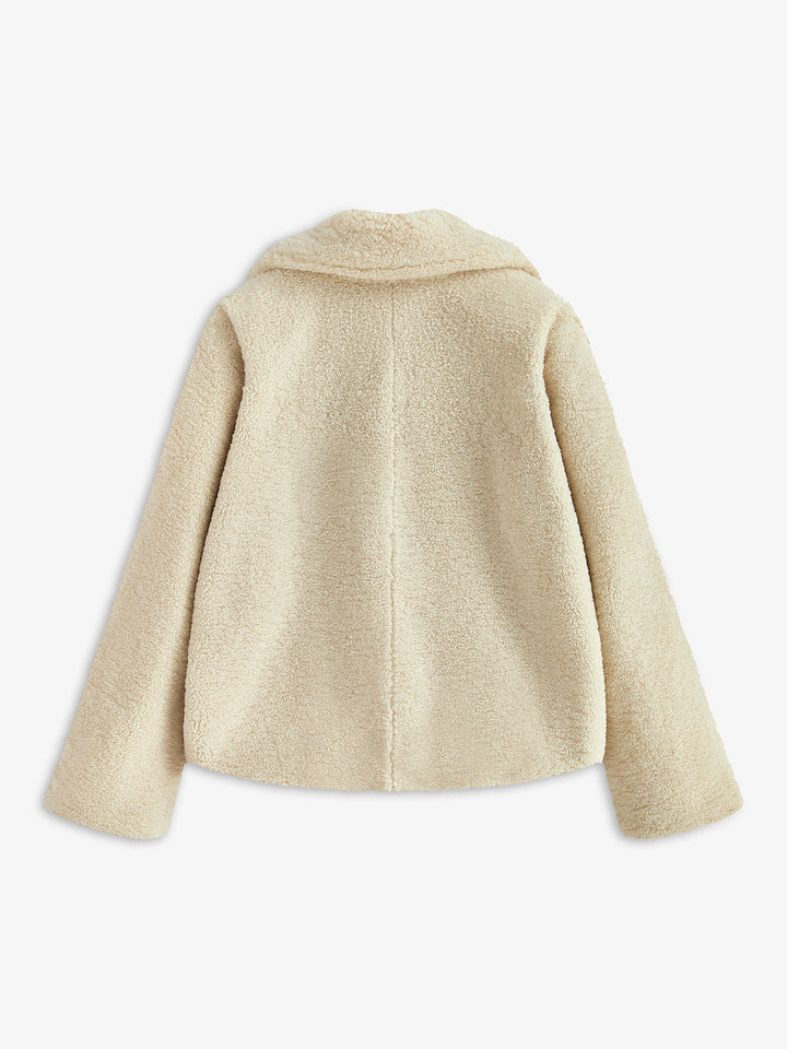 Drune | Bequemer Damen Teddy-Mantel