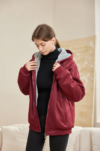 Drune | Bequeme Damen Winter Fleecejacke