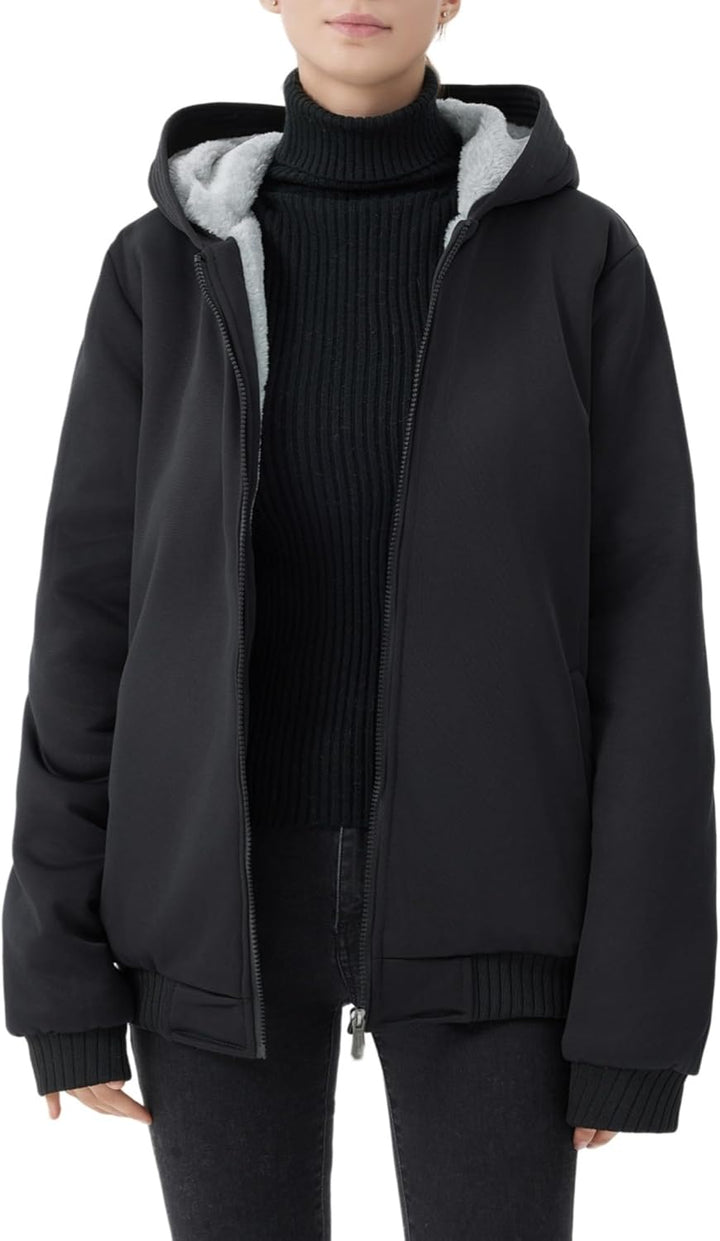 Drune | Bequeme Damen Winter Fleecejacke