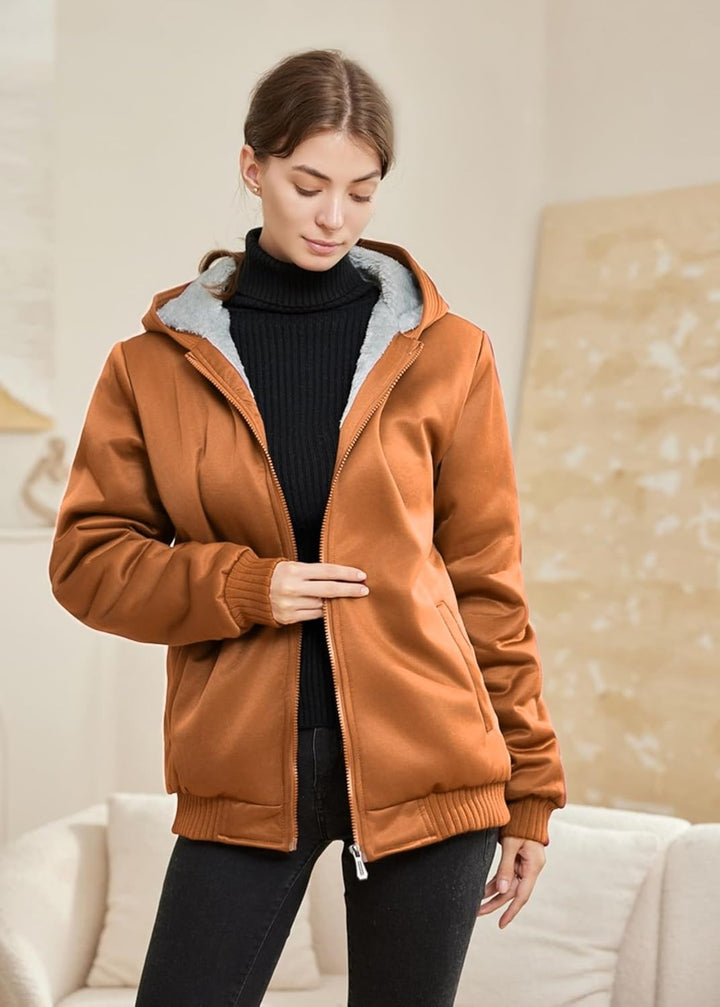 Drune | Bequeme Damen Winter Fleecejacke