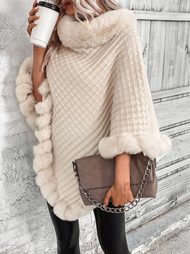 Drune | Bequemer Damen Winter Poncho